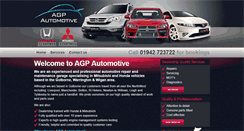 Desktop Screenshot of agpautomotive.co.uk